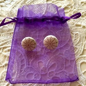 Spider Web Earrings